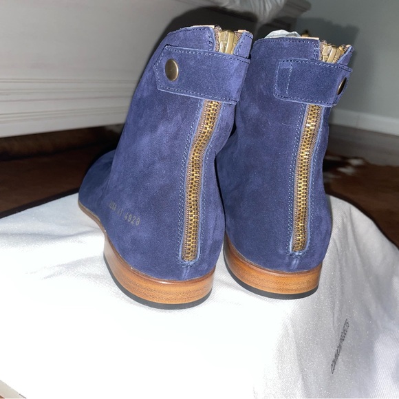 Common Projects X Robert Geller Chelsea Boot w/Zipper Navy Men Eu 41(US8) - Picture 9 of 13